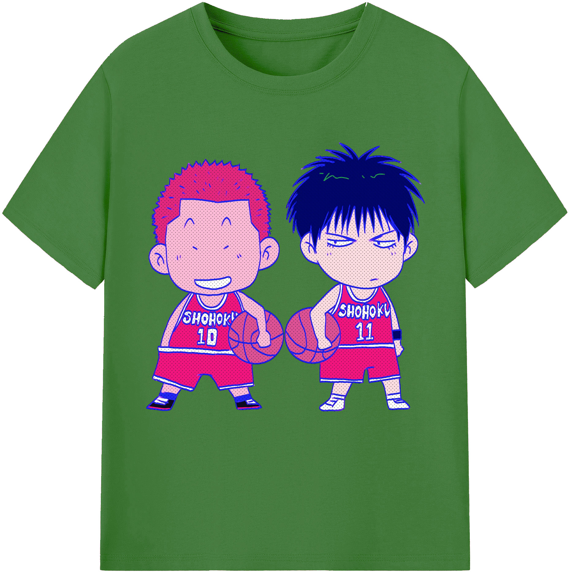 （画像用） SLAM DUNK／スラムダンク レディースカジュアルプリントTシャツ（綿100％）